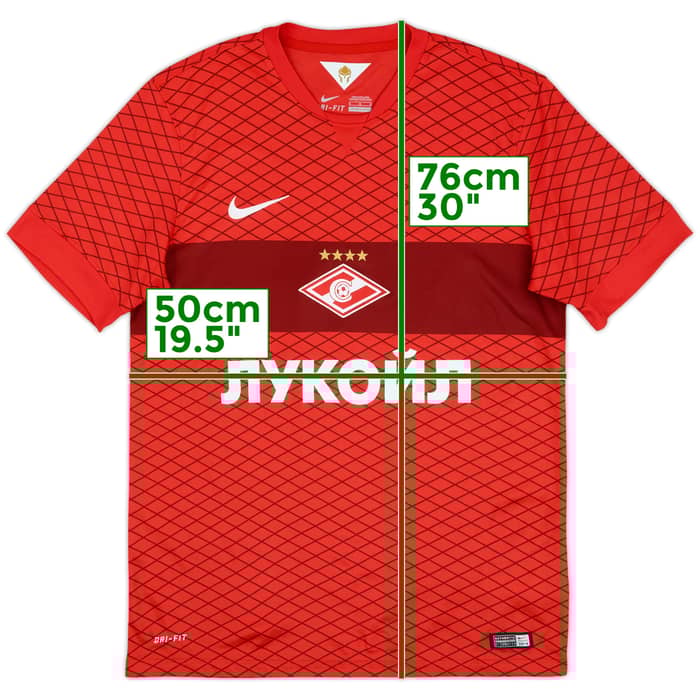 2014-15 Spartak Moscow Home Shirt - 8/10 - (M)