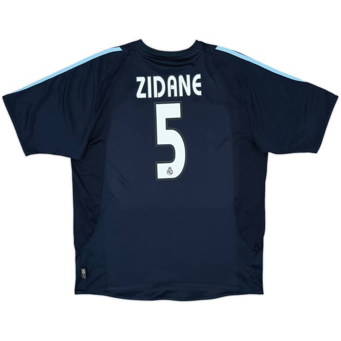 2003-04 Real Madrid Away Shirt Zidane #5 - 9/10 - (L)
