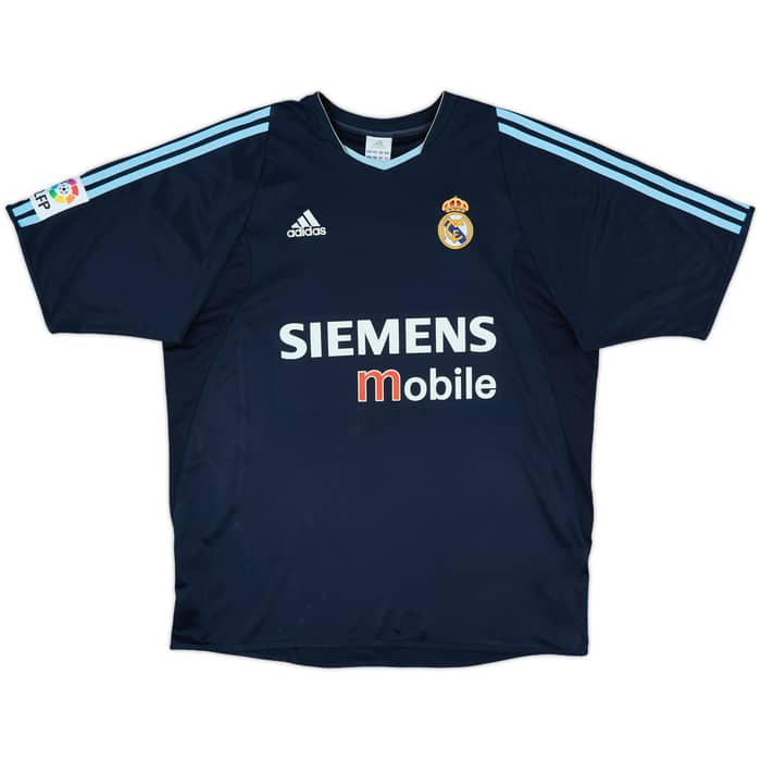 2003-04 Real Madrid Away Shirt Zidane #5 - 9/10 - (L)