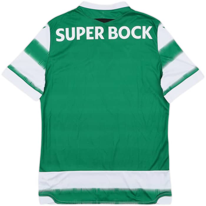 2020-21 Sporting Lisbon Home Shirt - 9/10 - (M)