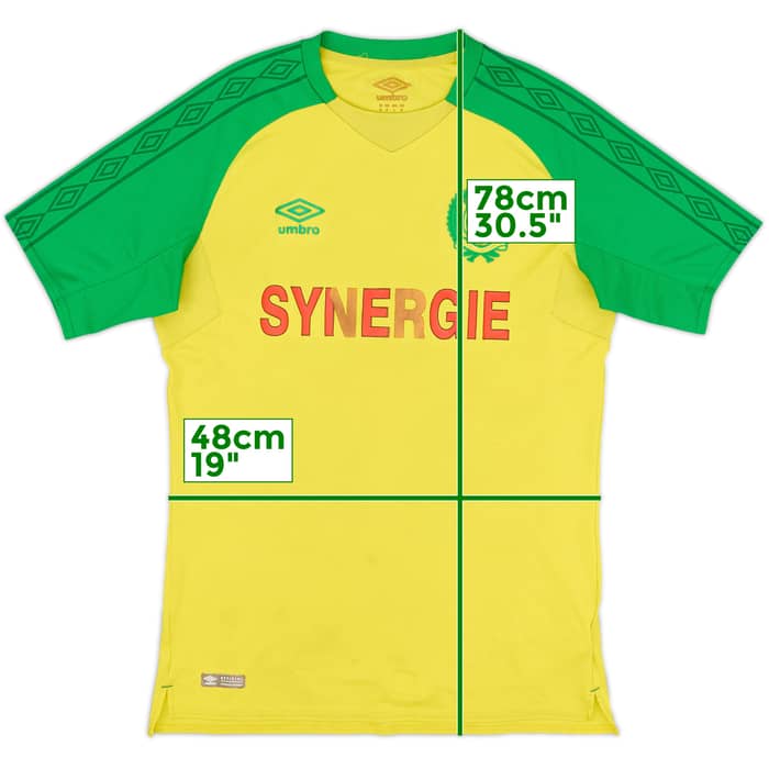 2017-18 Nantes Home Shirt - 4/10 - (M)
