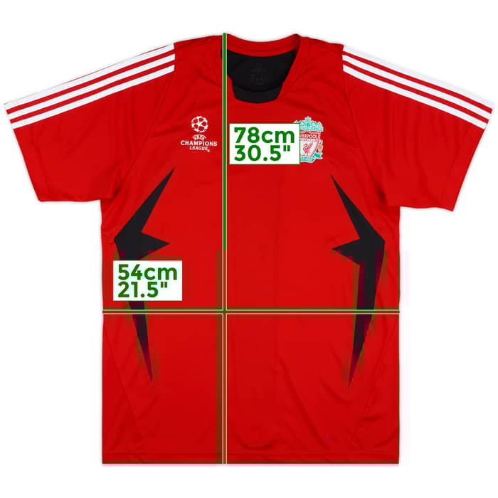 2007-08 Liverpool adidas CL Training Shirt - 9/10 - (M)