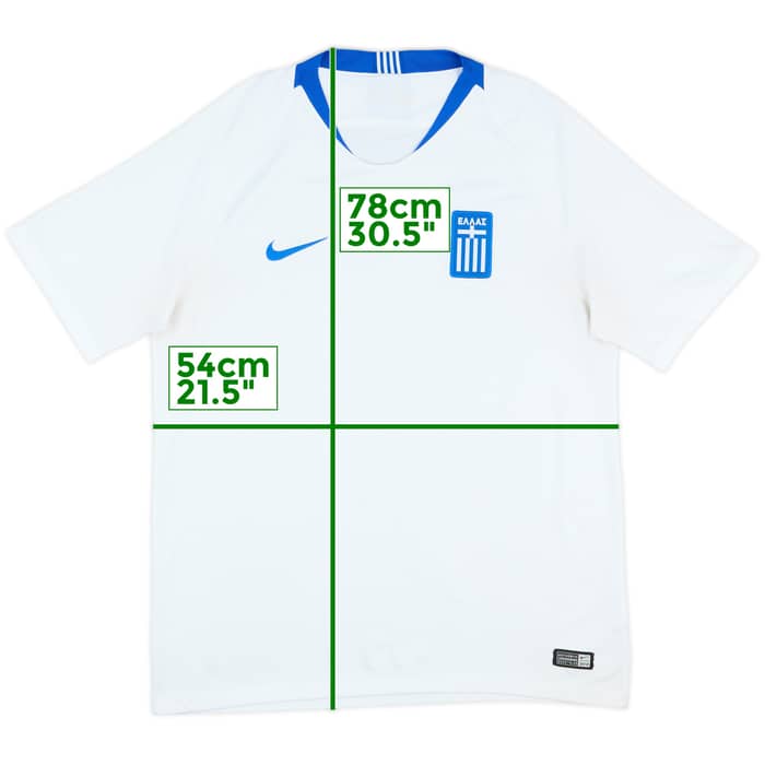 2018-19 Greece Home Shirt - 7/10 - (L)
