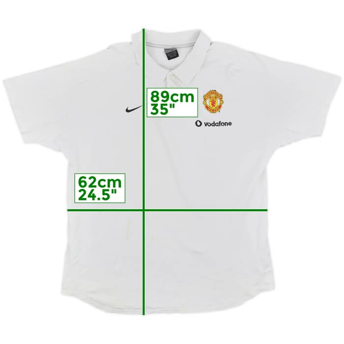 2004-05 Manchester United Nike Polo Shirt - 5/10 - (L)