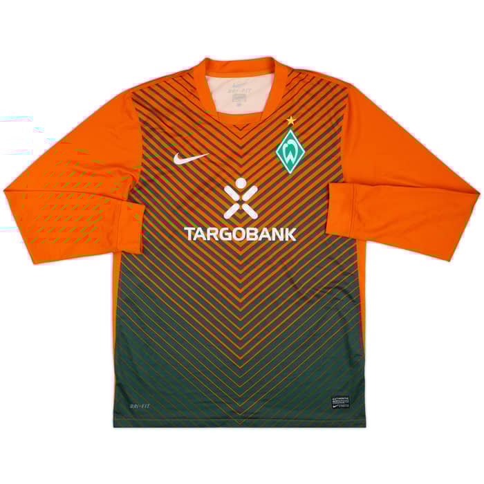2011-12 Werder Bremen Authentic Away L/S Shirt - 6/10 - (M)