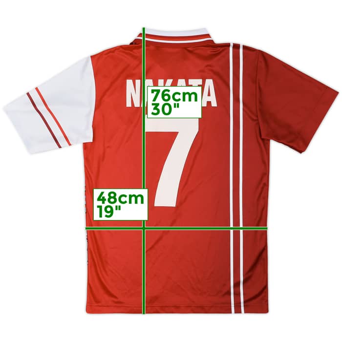 1998-99 Perugia Home Shirt Nakata #7 - 9/10 - (S)