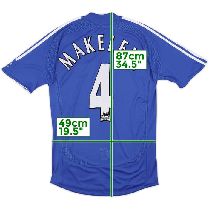 2006-08 Chelsea Home Shirt Makelele #4 - 9/10 - (S)