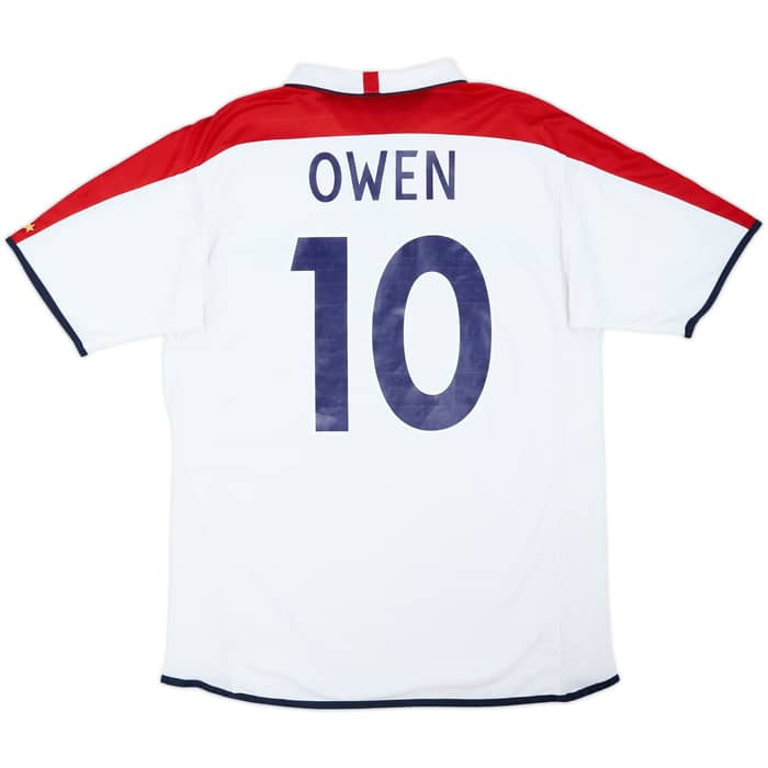 2003-05 England Home Shirt Owen #10 - 8/10 - (L)