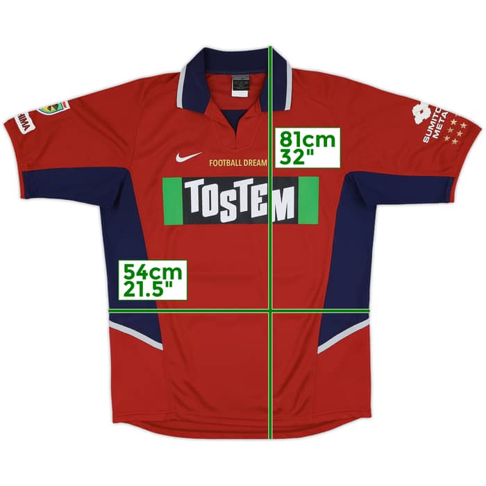 2002-03 Kashima Antlers Home Shirt - 9/10 - (XL)