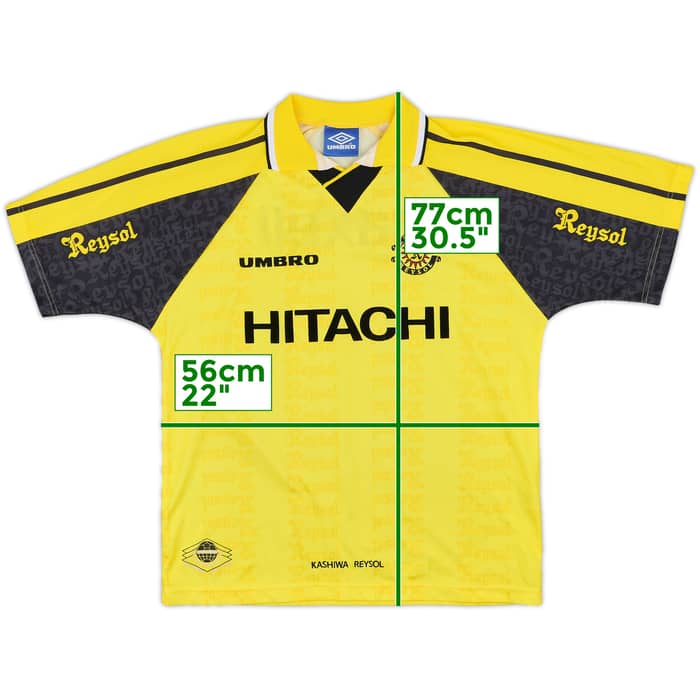 1997-98 Kashiwa Reysol Home Shirt - 9/10 - (M/L)