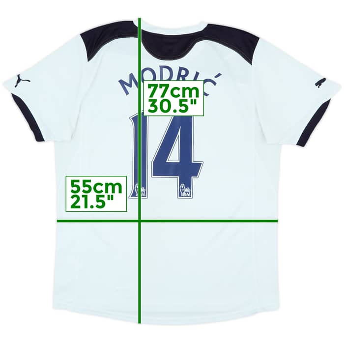 2010-11 Tottenham Home Shirt Modric #14 - 6/10 - (M)