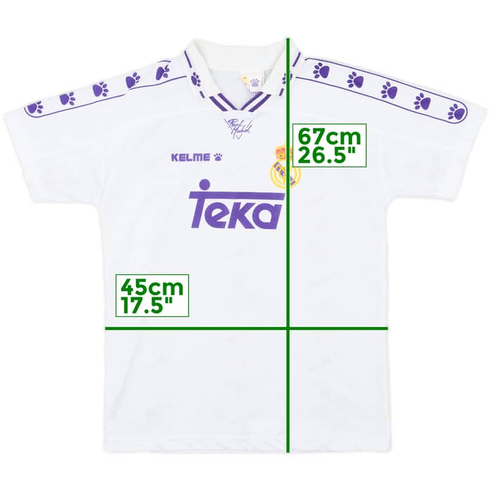 1994-96 Real Madrid Home Shirt - 8/10 - (XL.Boys)