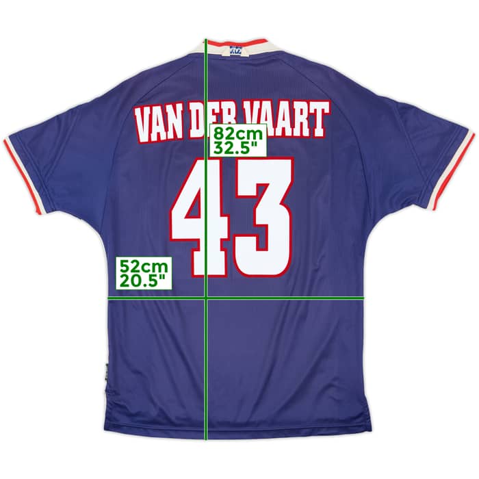 1999-00 Ajax Away Shirt Van Der Vaart #43 - 7/10 - (L)