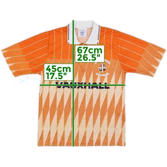 1990-91 Luton Town Away Shirt - 9/10 - (L.Boys)