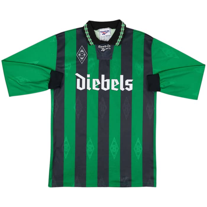 1995-96 Borussia Monchengladbach Away L/S Shirt - 8/10 - (M)