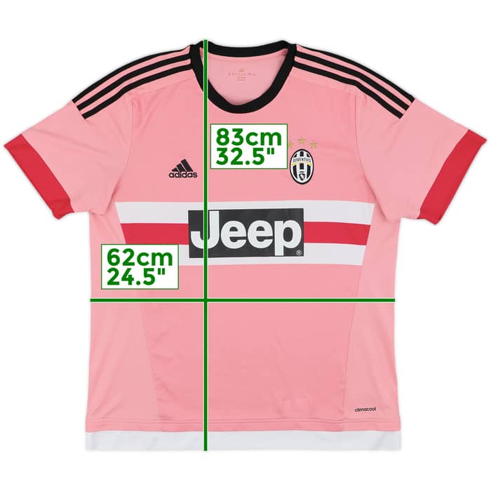 2015-16 Juventus Away Shirt - 8/10 - (XL)