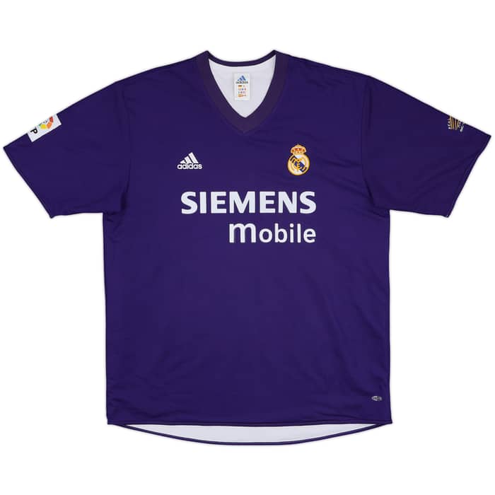 2002-03 Real Madrid Centenary Third Shirt Zidane #5 - 6/10 - (XL)
