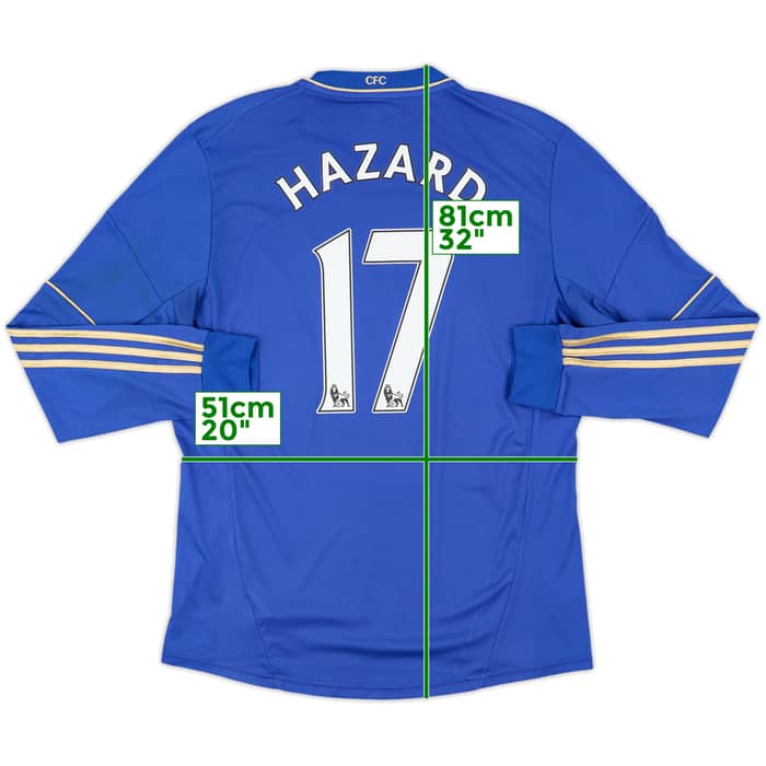2012-13 Chelsea Home L/S Shirt Hazard #17 - 7/10 - (L)