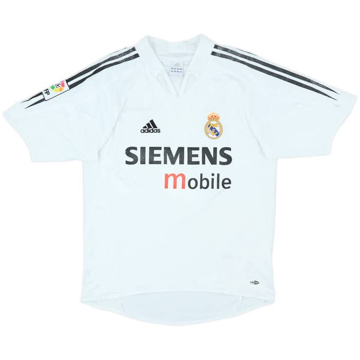 2004-05 Real Madrid Home Shirt Zidane #5 - 6/10 - (S)