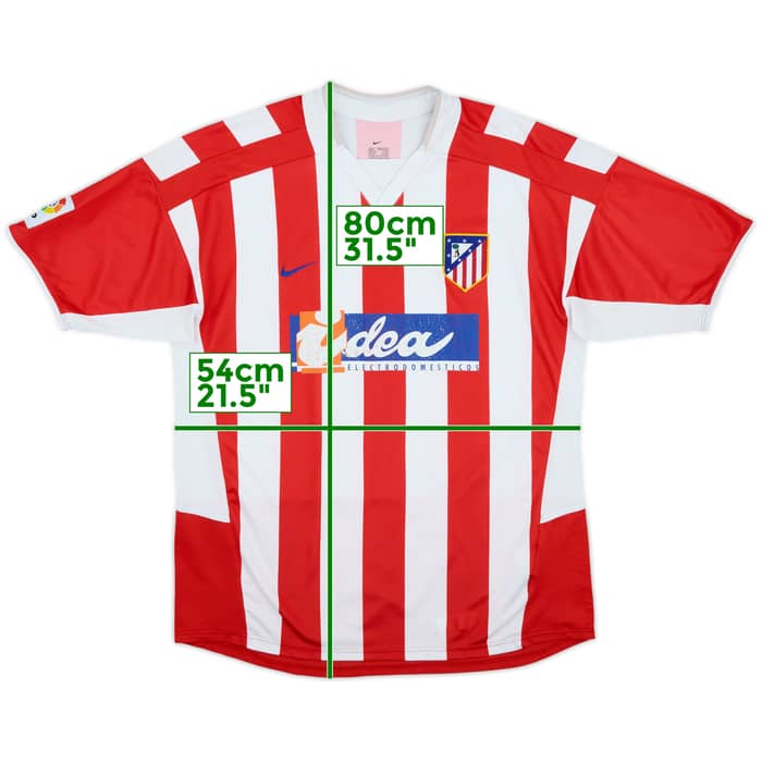 2002-03 Atletico Madrid Home Shirt - 6/10 - (L)