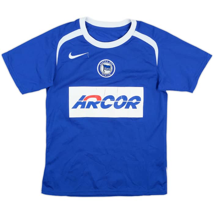 2005-06 Hertha Berlin Home Shirt - 6/10 - (L.Boys)