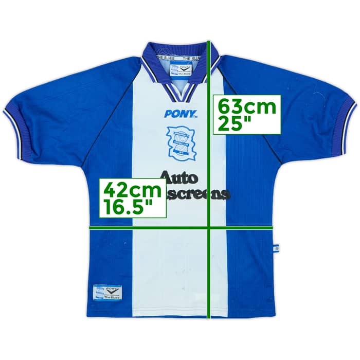 1997-98 Birmingham Home Shirt - 7/10 - (L.Boys)