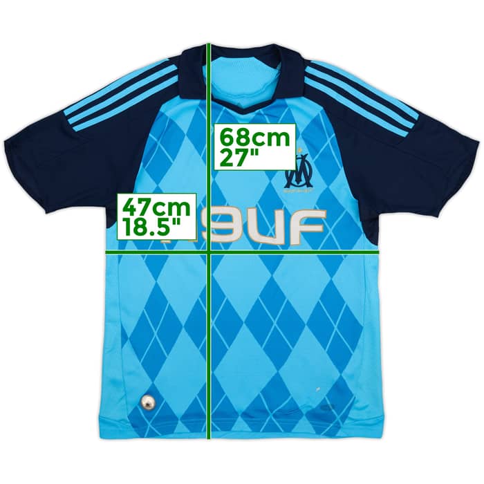 2008-09 Olympique Marseille Away Shirt - 5/10 - (L.Boys)