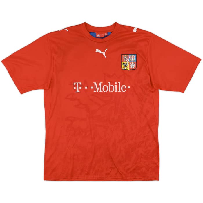 2006-08 Czech Republic Basic Home Shirt - 4/10 - (L)