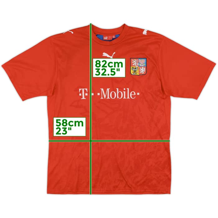 2006-08 Czech Republic Basic Home Shirt - 4/10 - (L)