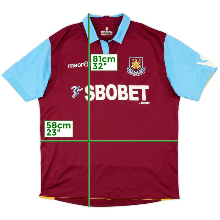 2010-11 West Ham Home Shirt - 5/10 - (M)