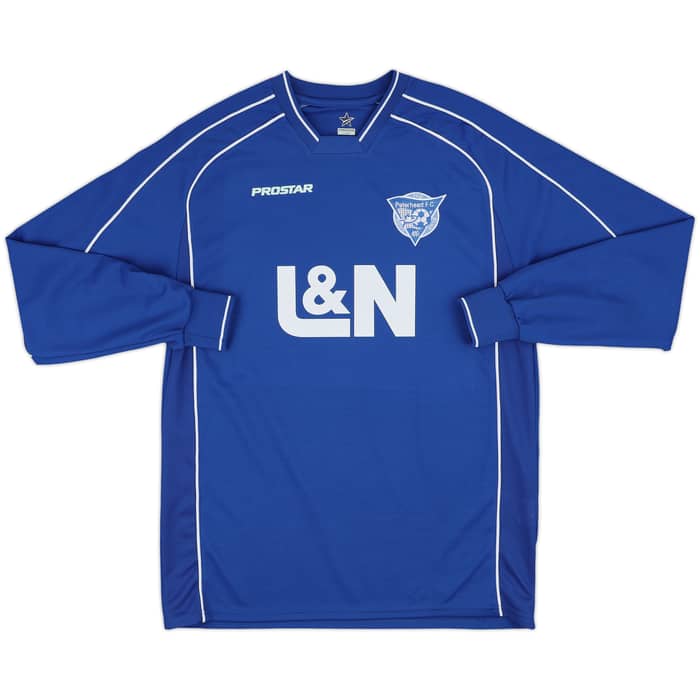 2005-07 Peterhead Home L/S Shirt - 9/10 - (L)