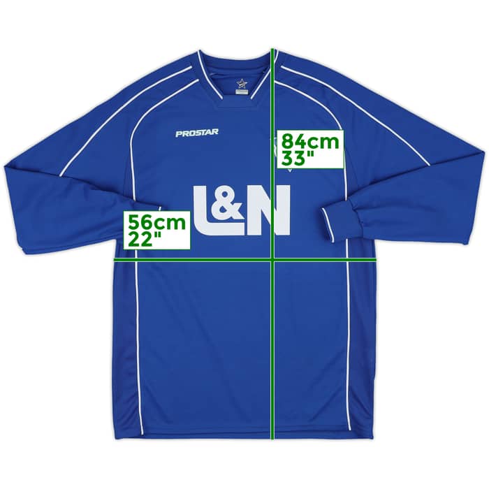 2005-07 Peterhead Home L/S Shirt - 9/10 - (L)