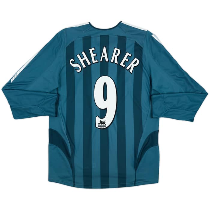 2005-06 Newcastle Away L/S Shirt Shearer #9 - 9/10 - (M)
