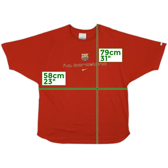 2006-07 Barcelona Nike Cotton Tee - 7/10 - (M)