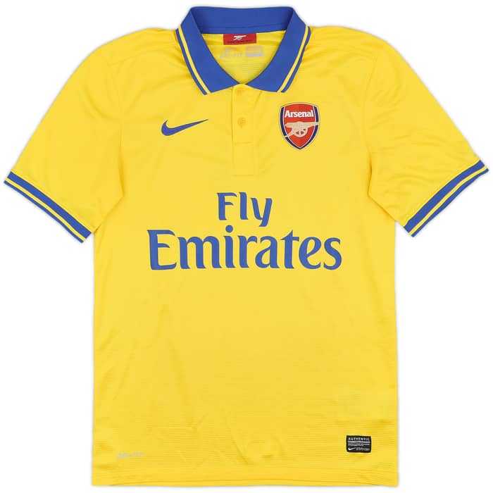 2013-14 Arsenal Away Shirt Arteta #8 - 8/10 - (S)