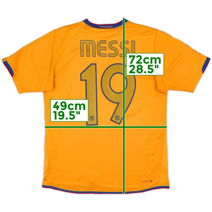 2006-08 Barcelona Away Shirt Messi #19 - 7/10 - (M)