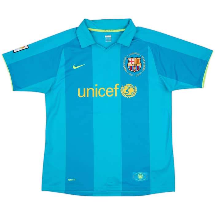2007-09 Barcelona Away Shirt Ronaldinho #10 - 10/10 - (L)