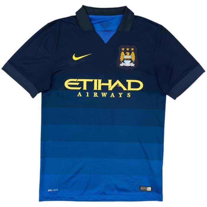 2014-15 Manchester City Away Shirt Kun Aguero #16 - 5/10 - (S)