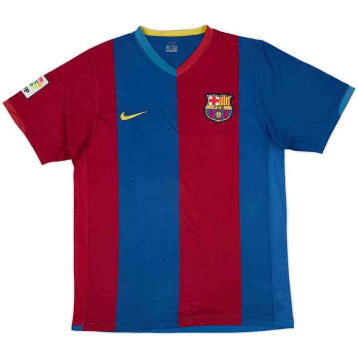 2006-07 Barcelona Home Shirt Messi #19 - 8/10 - (M)
