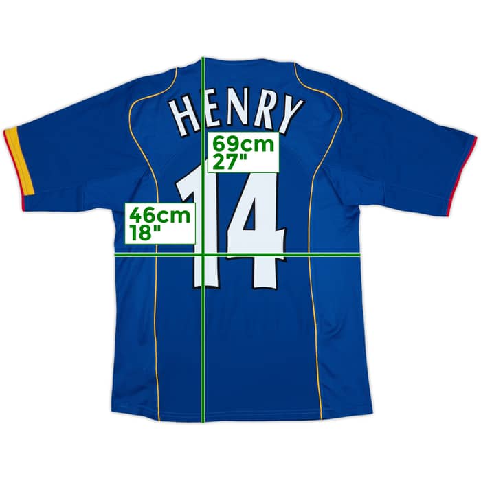 2004-06 Arsenal Away Shirt Henry #14 - 8/10 - (S)
