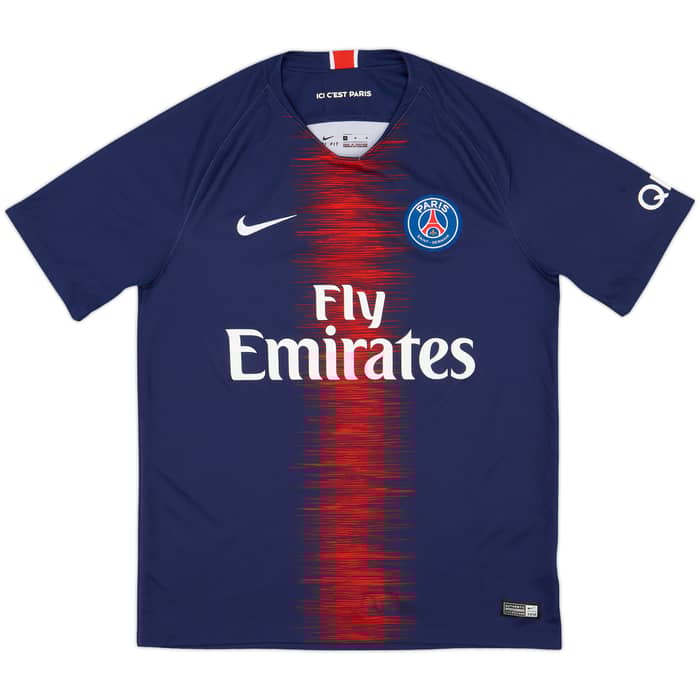 2018-19 Paris Saint-Germain Home Shirt Mbappe #7 - 9/10 - (M)
