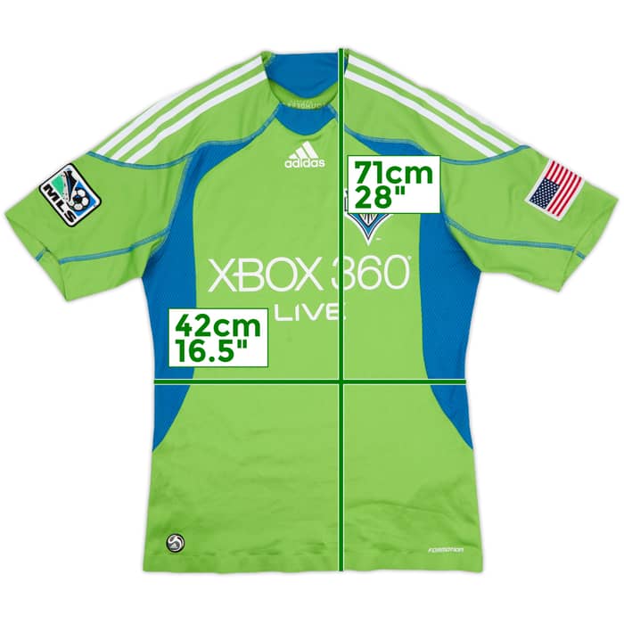2009-10 Seattle Sounders Player Issue Home Shirt - 8/10 - (S)