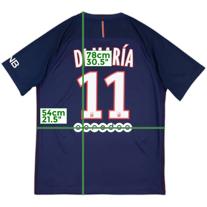 2016-17 Paris Saint-Germain Home Shirt Di Maria #11 - 8/10 - (L)