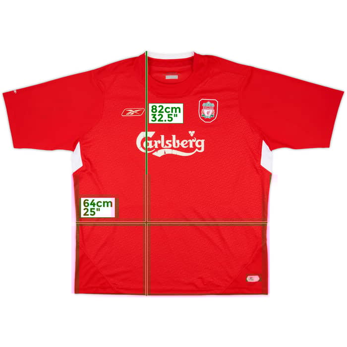 2004-06 Liverpool Home Shirt - 4/10 - (XXL)