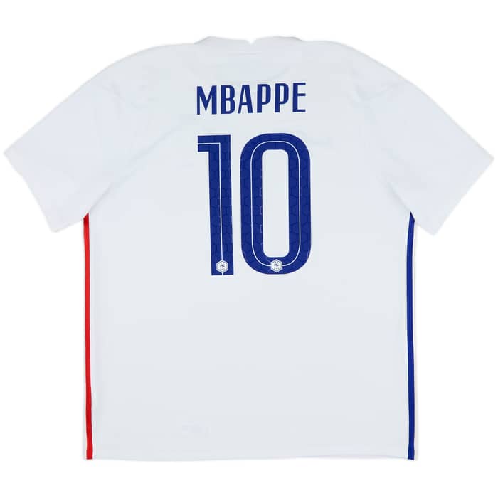 2020-21 France Away Shirt Mbappe #10 - 9/10 - (XL)