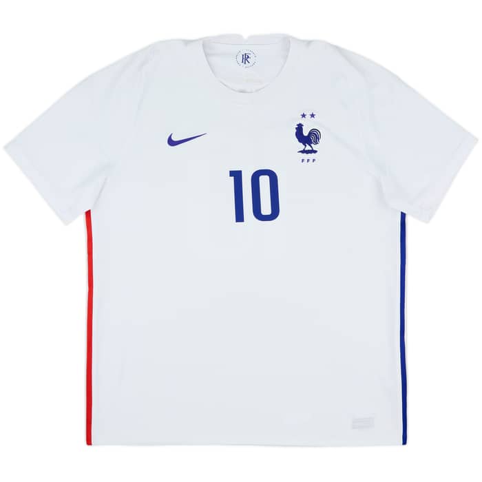 2020-21 France Away Shirt Mbappe #10 - 9/10 - (XL)