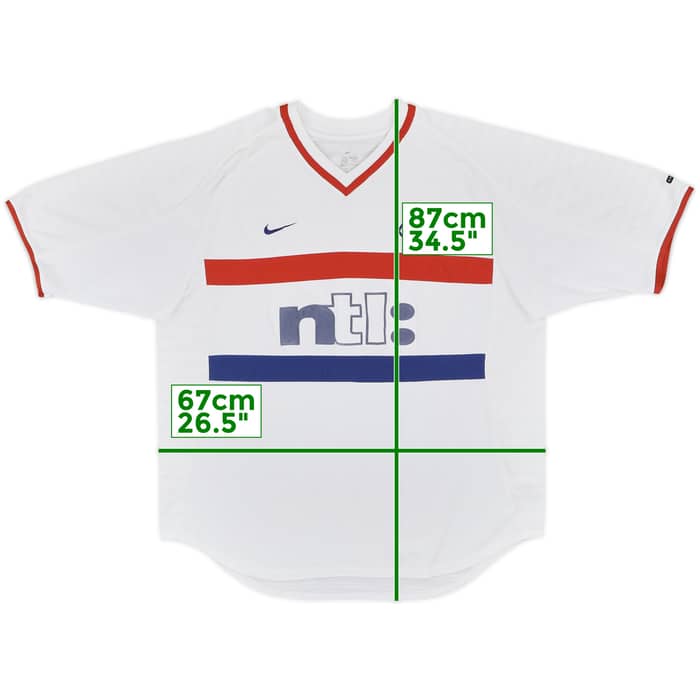 2000-01 Rangers Away Shirt - 8/10 - (XL)