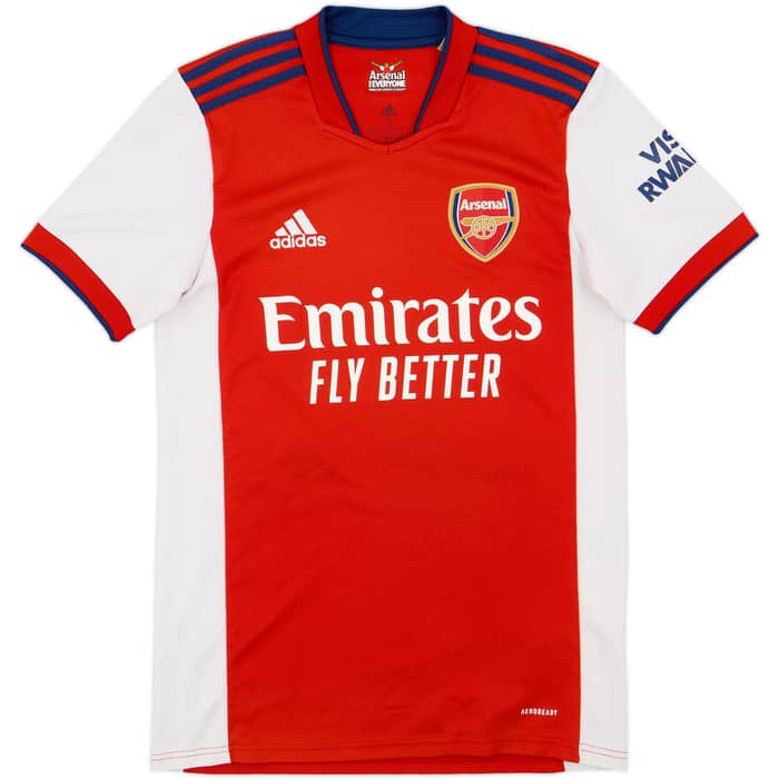 2021-22 Arsenal Home Shirt Odegaard #8 - 7/10 - (S)