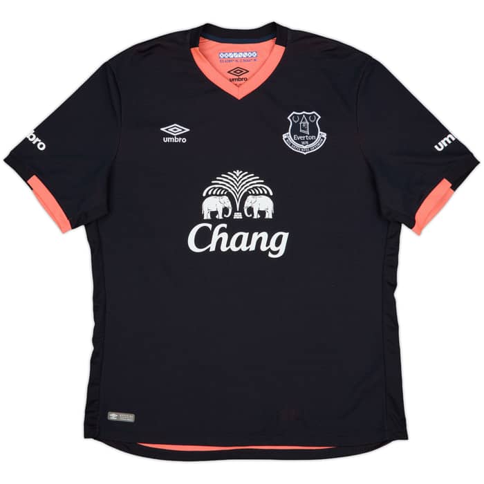 2016-17 Everton Away Shirt Baines #3 - 10/10 - (XL)