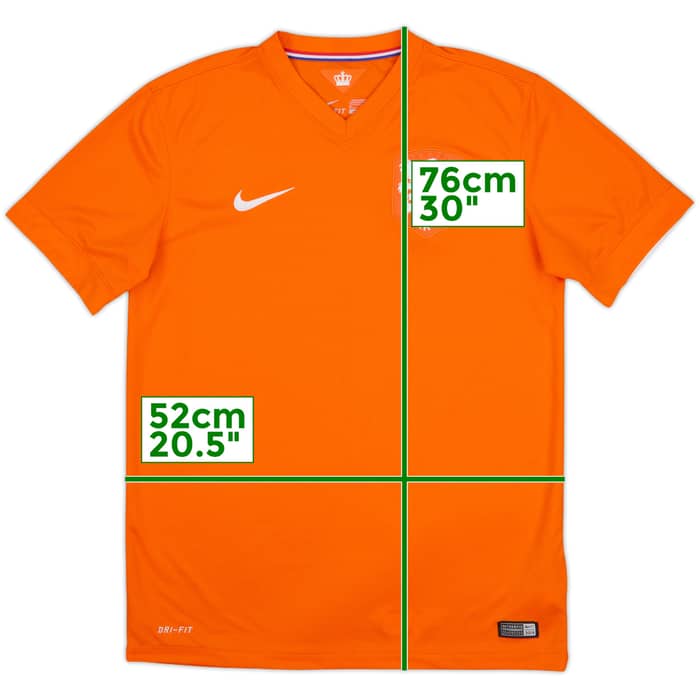 2014-15 Netherlands Home Shirt - 9/10 - (M)